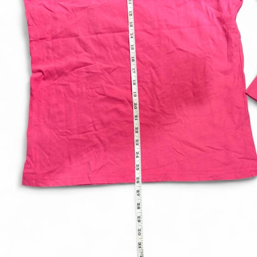 Vintage Y2K Abercrombie & Fitch Pink Embroidered Moose Long Sleeve - Picture 4 of 4